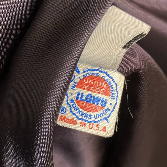 Larry Levine vintage 1990’s 100% wool long heavy weight classic coat union label - Picture 10 of 11